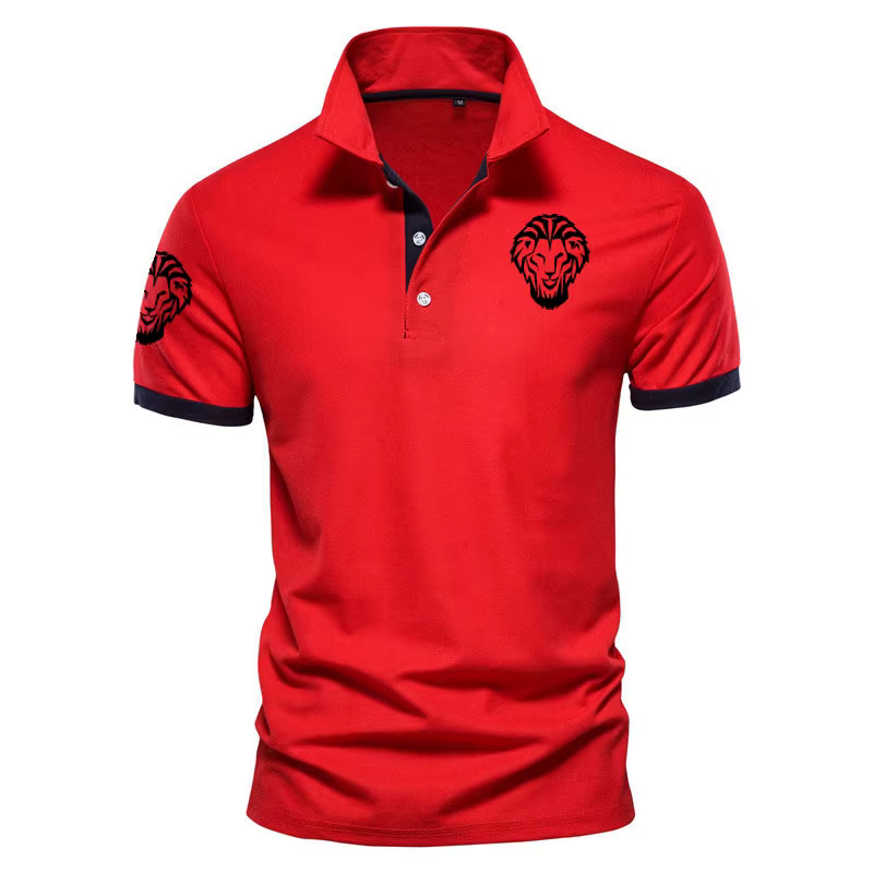 POLO pour hommes de taille européenne Leon Athletic Club de Bilbao Harajuku hip-hop street fashion été impression