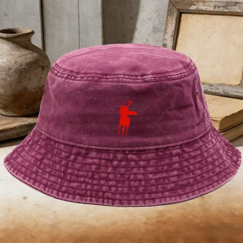 Chapeau de pêcheur Polo Sport, chapeau bob délavé, chapeau de soleil vintage décontracté, couvre-chef de camping, accessoire de mode, Detai