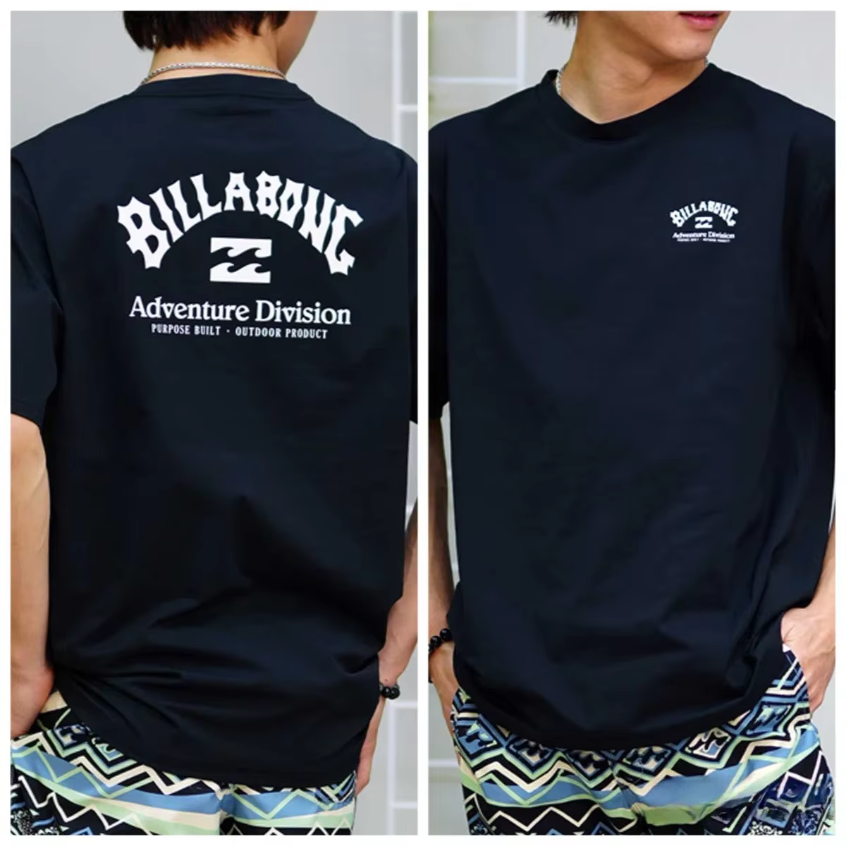 T-shirt Oversize en Coton Pur Printemps-Été Homme Femme Vintage Manches Courtes Col Rond Streetwear Culture Surf Top 2026
