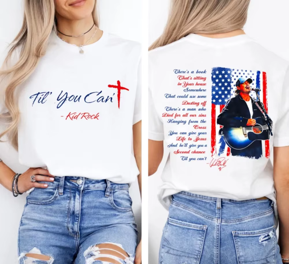 T-shirt à thème chrétien de Kid Rock