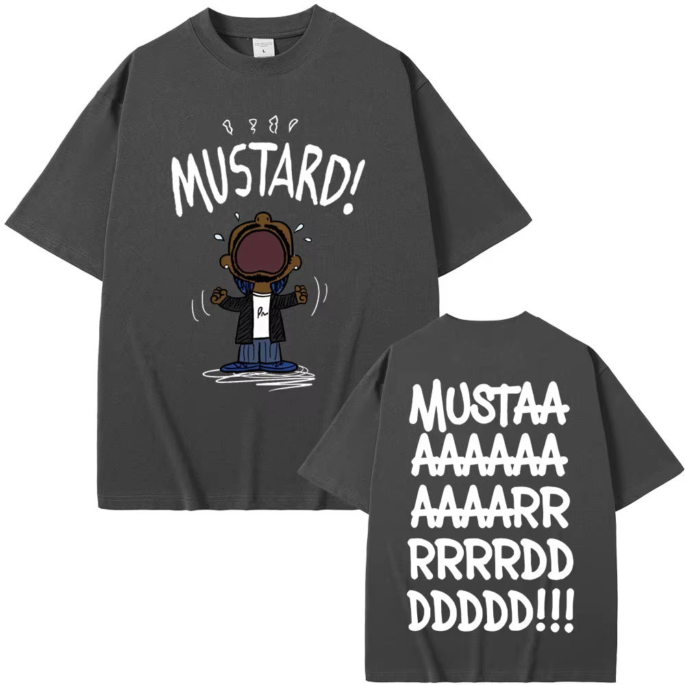 Rappeur Kendrick Lamar pas comme nous moutarde drôle impression T-shirts hommes femmes Hip Hop musique populaire T-shirt