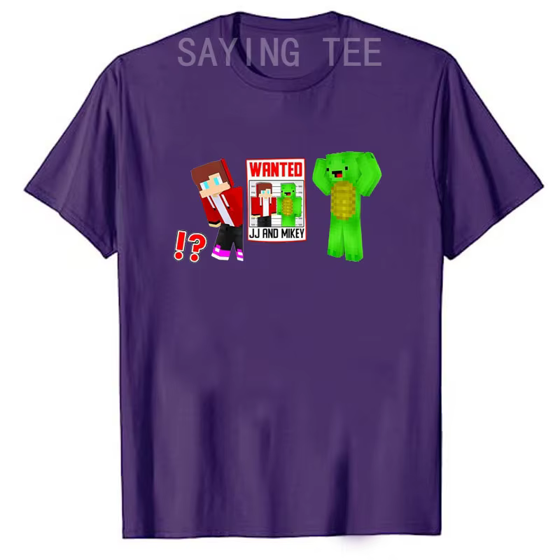 JJ et Mikey recherché jal T-Shirt Premium Humor drôle Gamer graphique tenue garçons mode disant