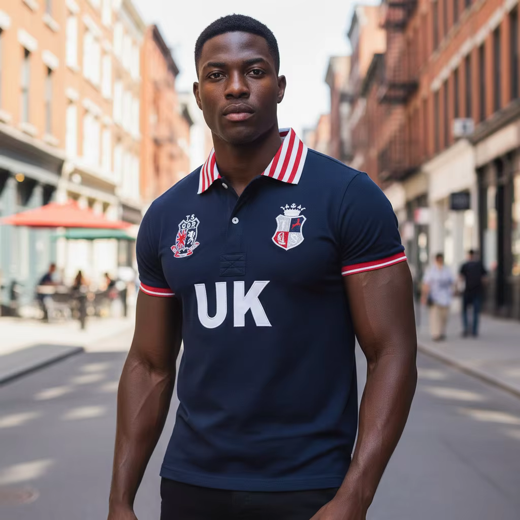 Polo en coton pour hommes