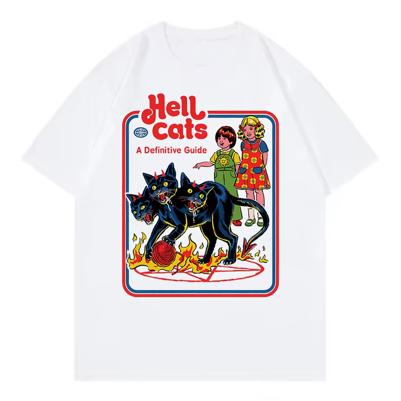 Humor Comci Cat T-shirts drôles pour hommes