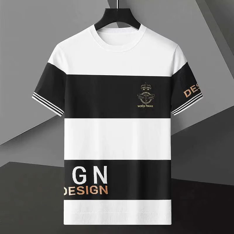 T-shirt manches courtes col rond homme