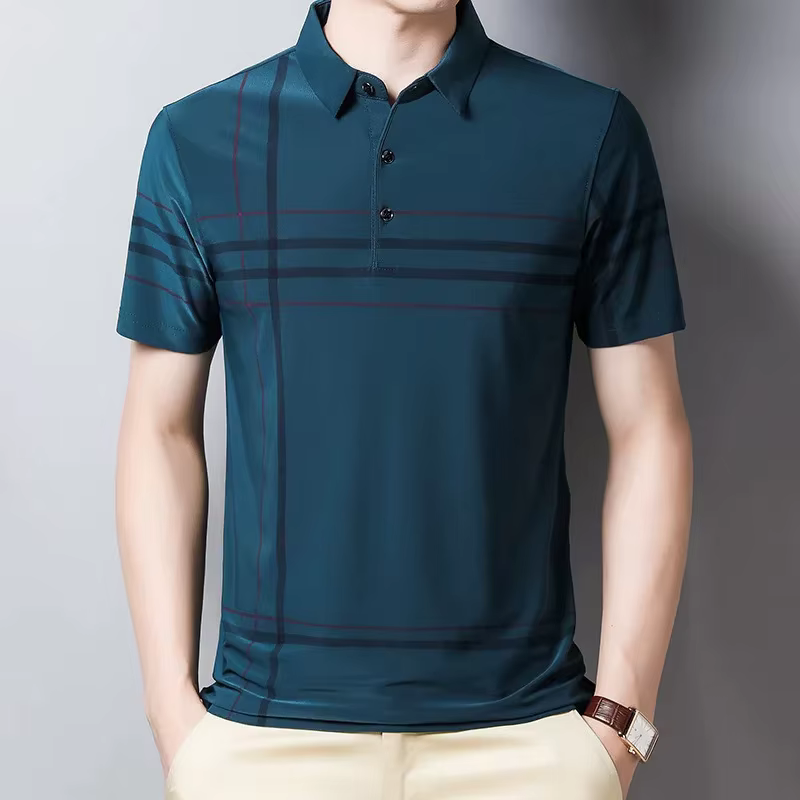 Polo à manches courtes pour hommes