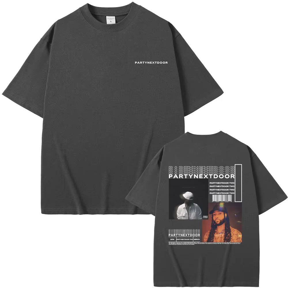 T-shirt imprimé double face pour hommes
