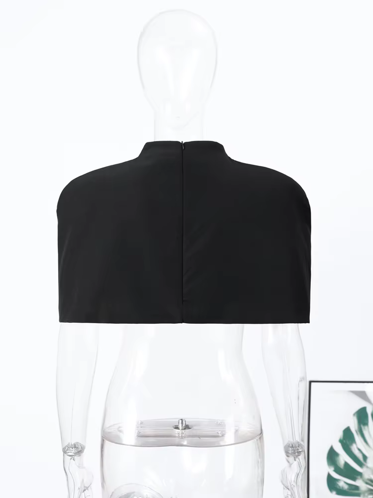 Tops châle courts élégants pour femmes