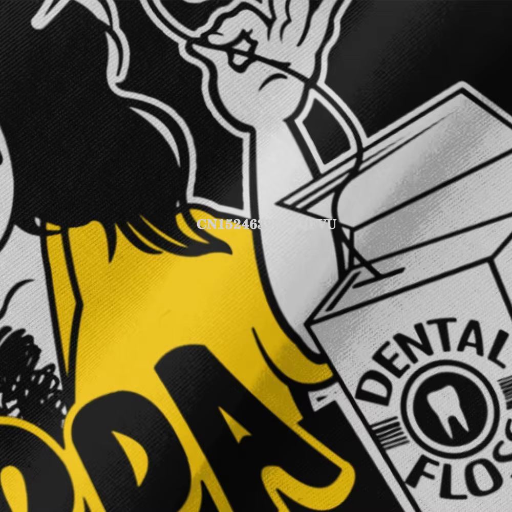 Frank ZNordz-T-shirt graphique noir pour homme, en coton, rétro, imprimé