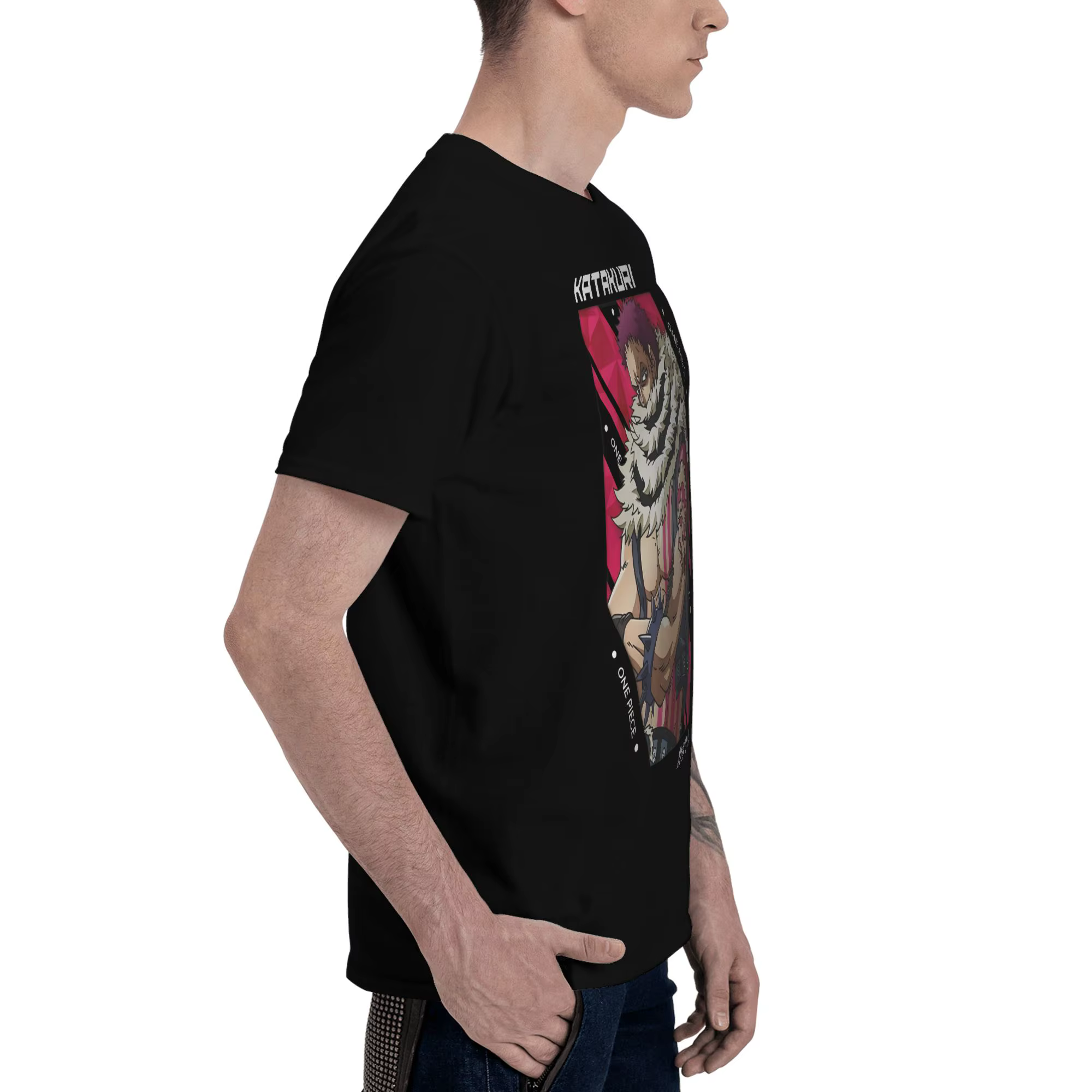 Charlotte Katakuri One Piece v Funny Graphic T-Shirt 100% coton Bandai ONE