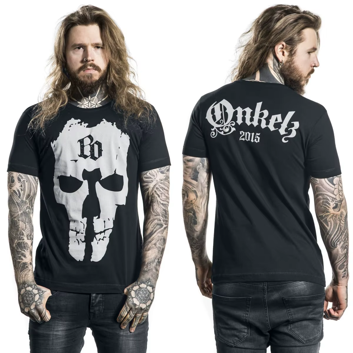 T-shirt en coton graphique Hot Böhse Onkelz unisexe