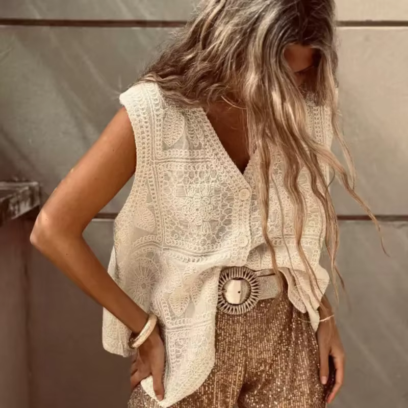 Canwedance – débardeur brodé style Boho