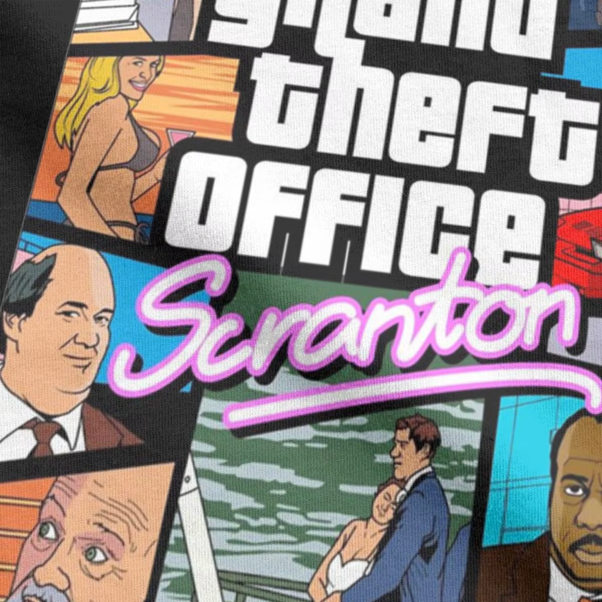 Grand vol bureau Scranton hommes t-shirt