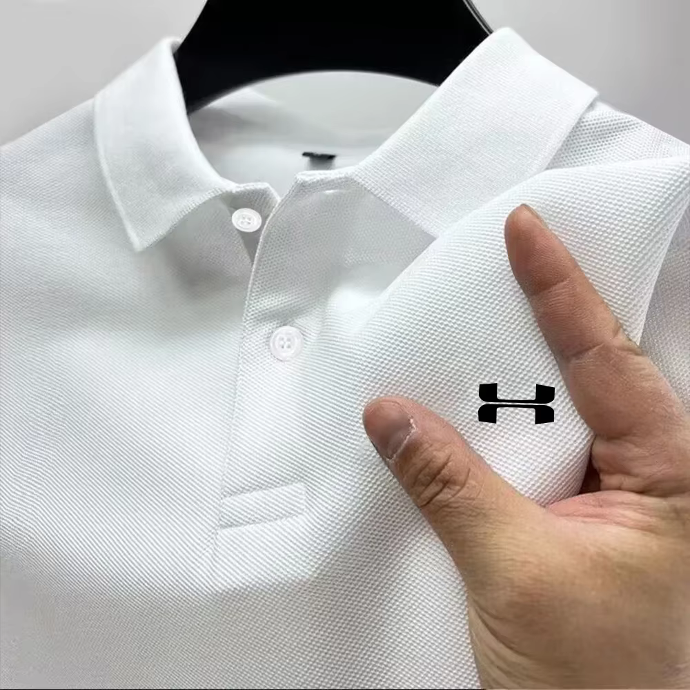 Polo de golf imprimé haut de gamme pour homme