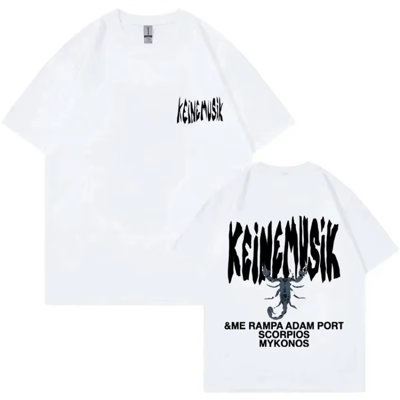 Été Keinemusik X Pacha graphique t-shirt hommes femmes Hip Hop mode Vintage T-shirts hommes décontracté 100% coton à manches courtes T-shirts