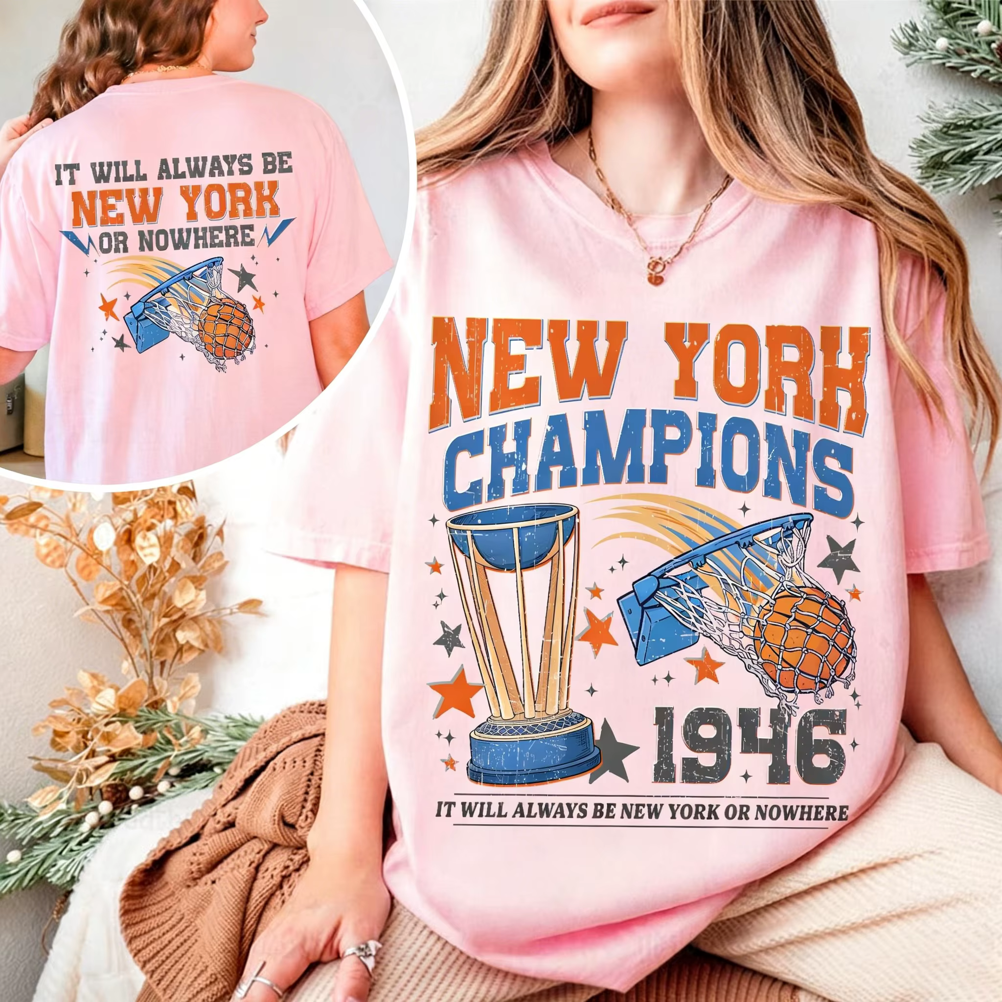 T-shirt de basket vintage New York K pour les fans de sport de la ville de New