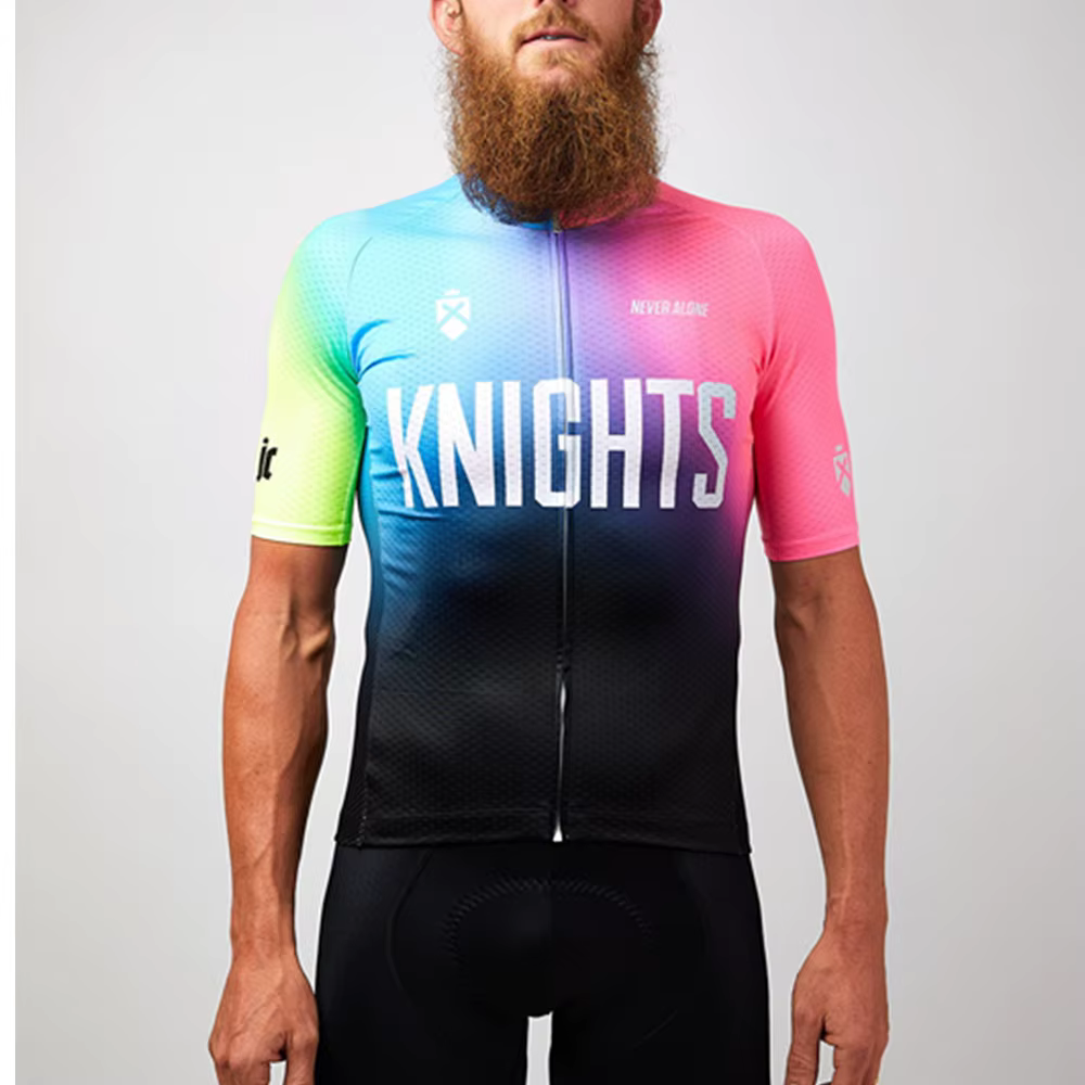 Maillot de cyclisme à manches courtes pour hommes