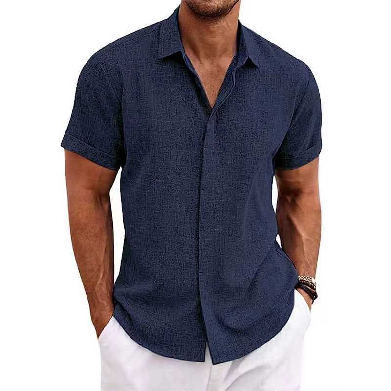 Chemise décontractée ample pour homme 2026