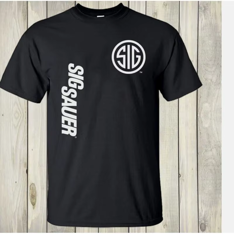 Sig inspiré des armes à feu tactiques Logo t-shirt Style militaire S 5Xl