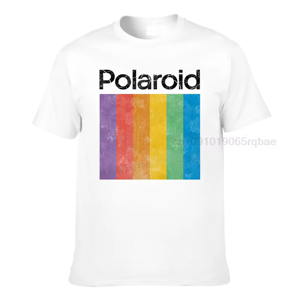 POLAROID t-shirt appareil Photo photographie instantanée rétro Vintage Logo Look années 70 80