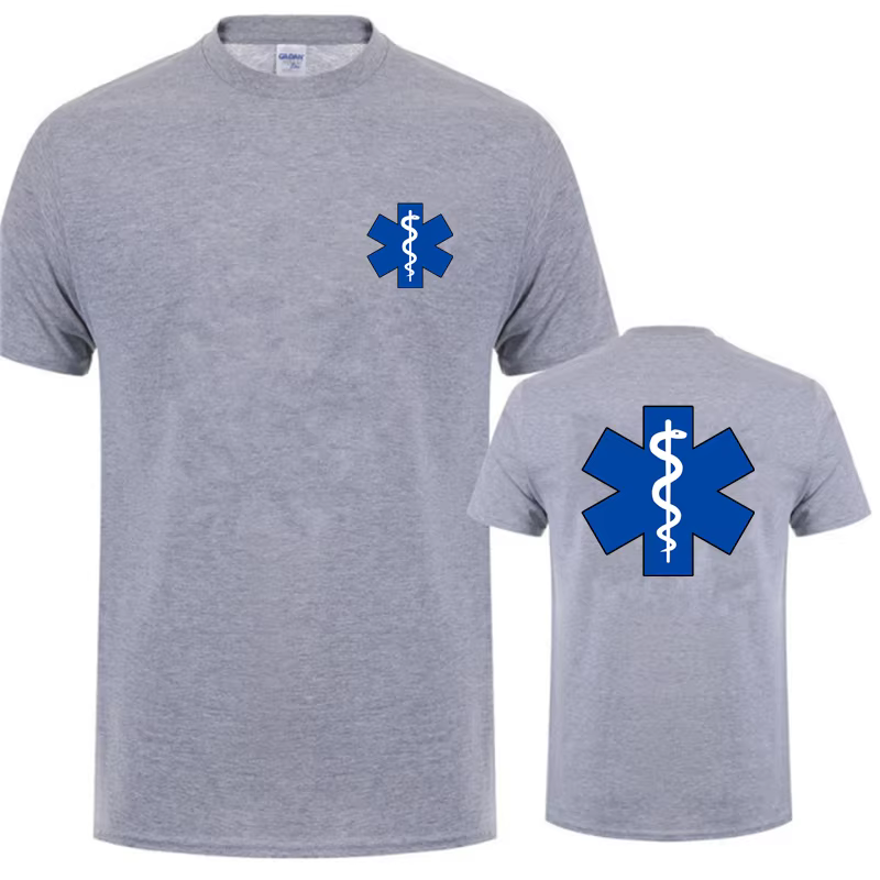 T-Shirt à Manches Courtes et Col Rond pour Homme et Femme