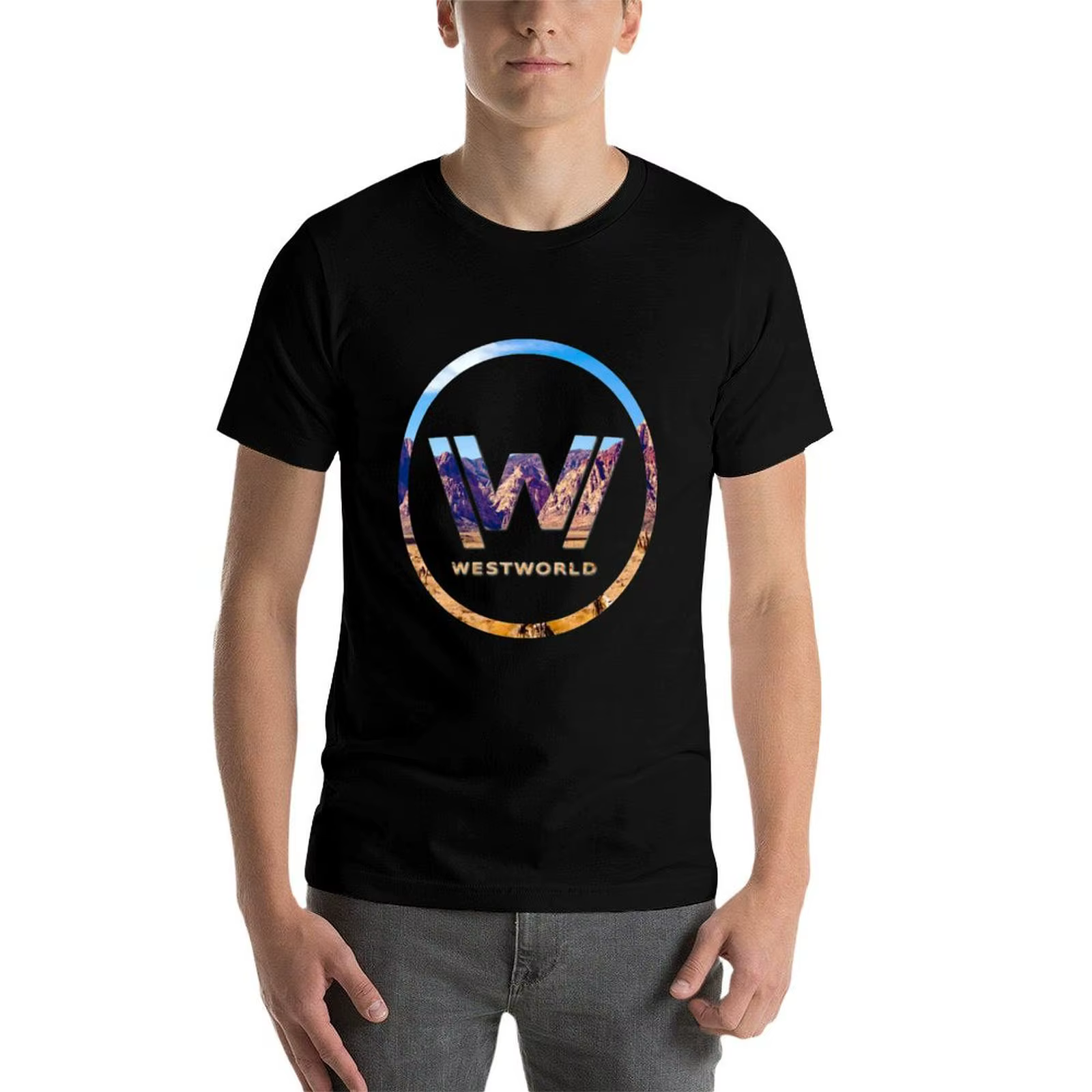 T-shirt Westworld grande taille à manches courtes pour l'entraînement