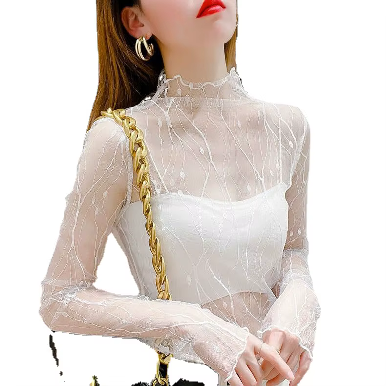 T-shirt en dentelle élégant pour femmes