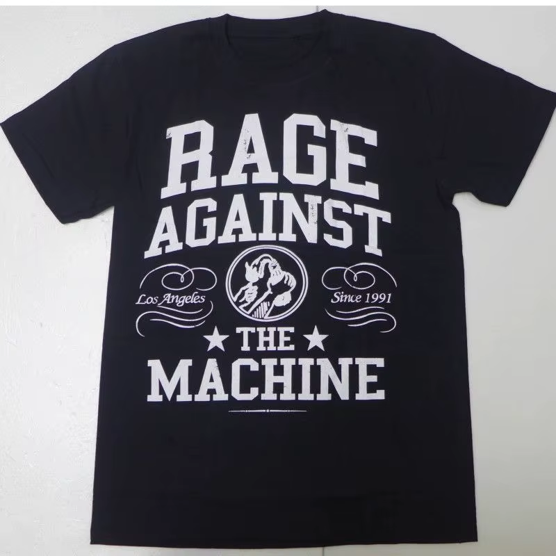 [Version thaïlandaise] "Rage Against The Machine" - T-shirt à manches courtes d'un groupe de rock sur le thème de la résistance violente