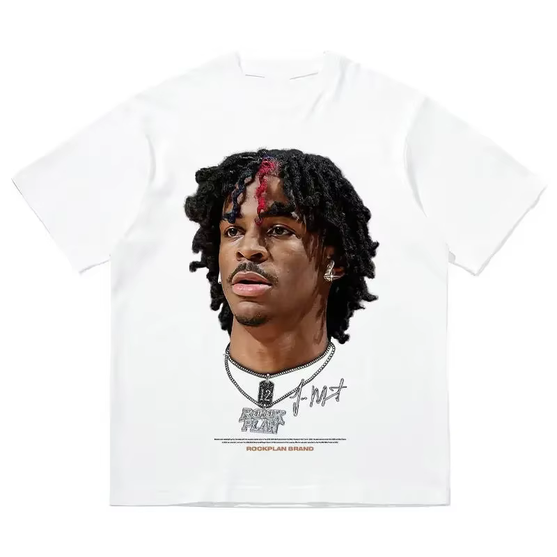 T-shirts Oversize Homme Imprimés Basketball Streetwear Américain Manches Courtes Hip-Hop Y2K Décontractés Col Rond Hauts Cool pour Garçons