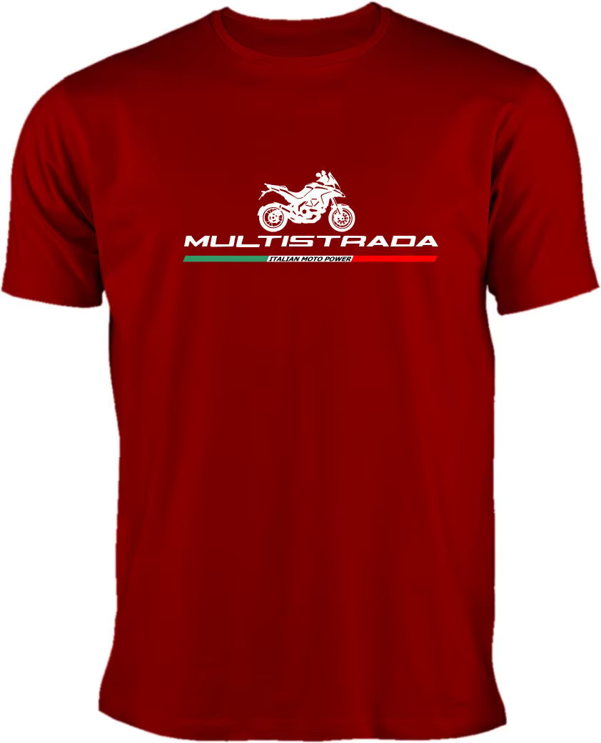 T-Shirt pour fans de moto italienne Multistrada