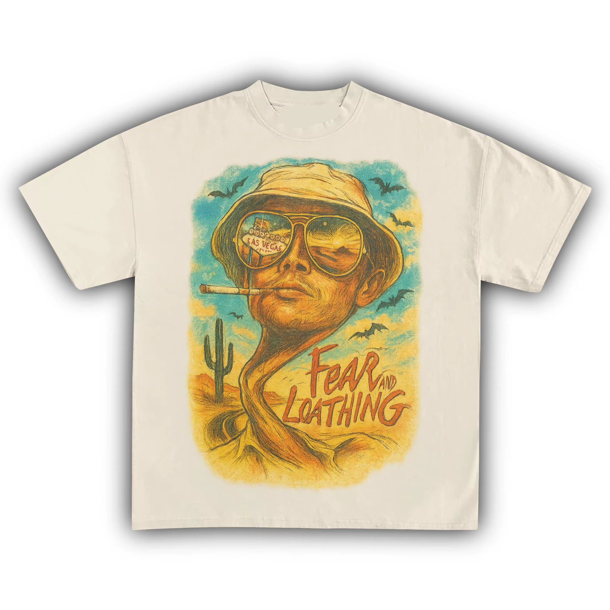T-shirt de comédie rétro des années 90 Fear and Loathing in Las Vegas pour hommes et femmes