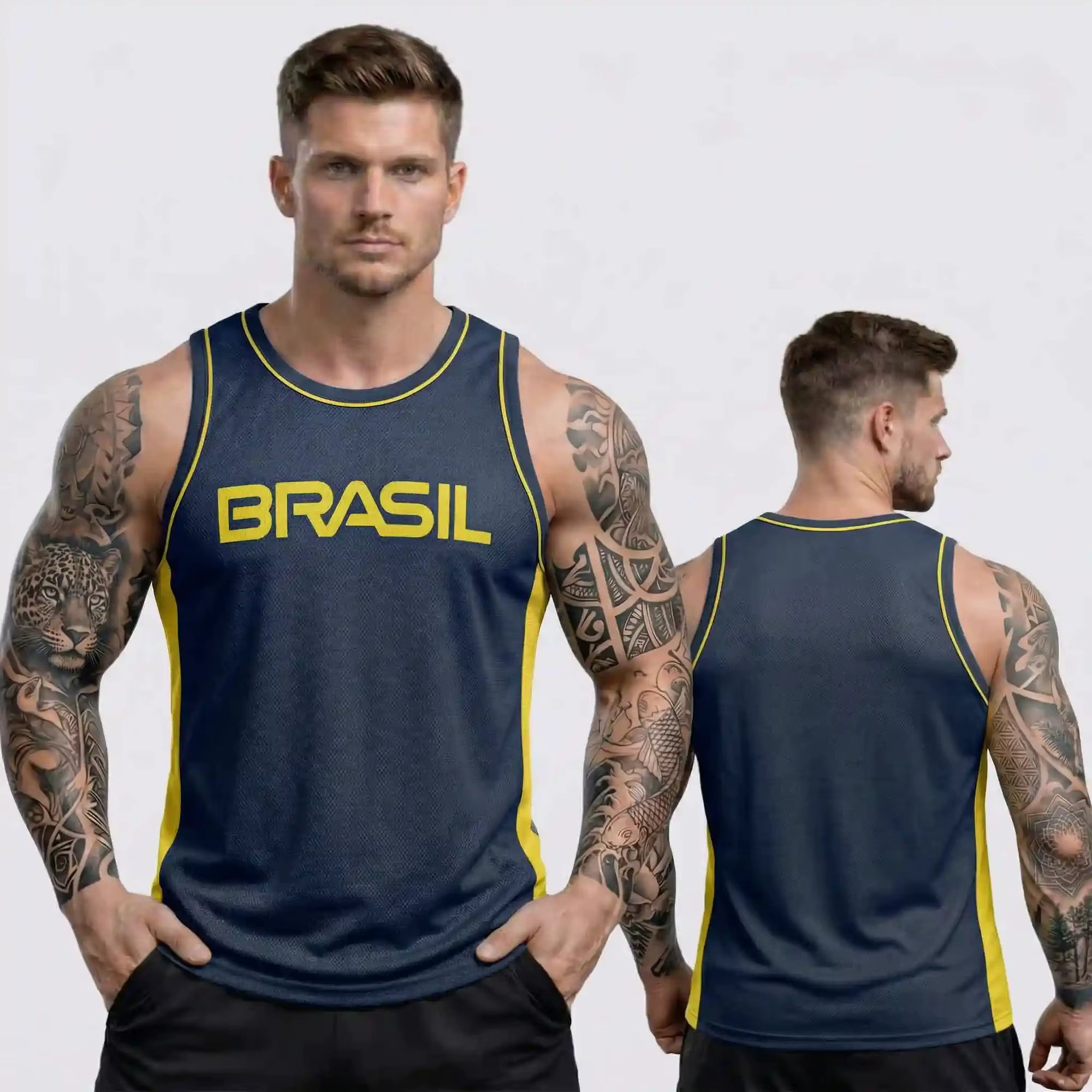 Débardeur de sport sans manches pour homme