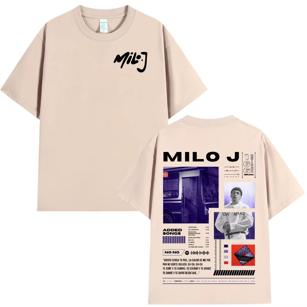 Rappeur Milo J 166 Album T-shirt hommes femmes mode Hip Hop
