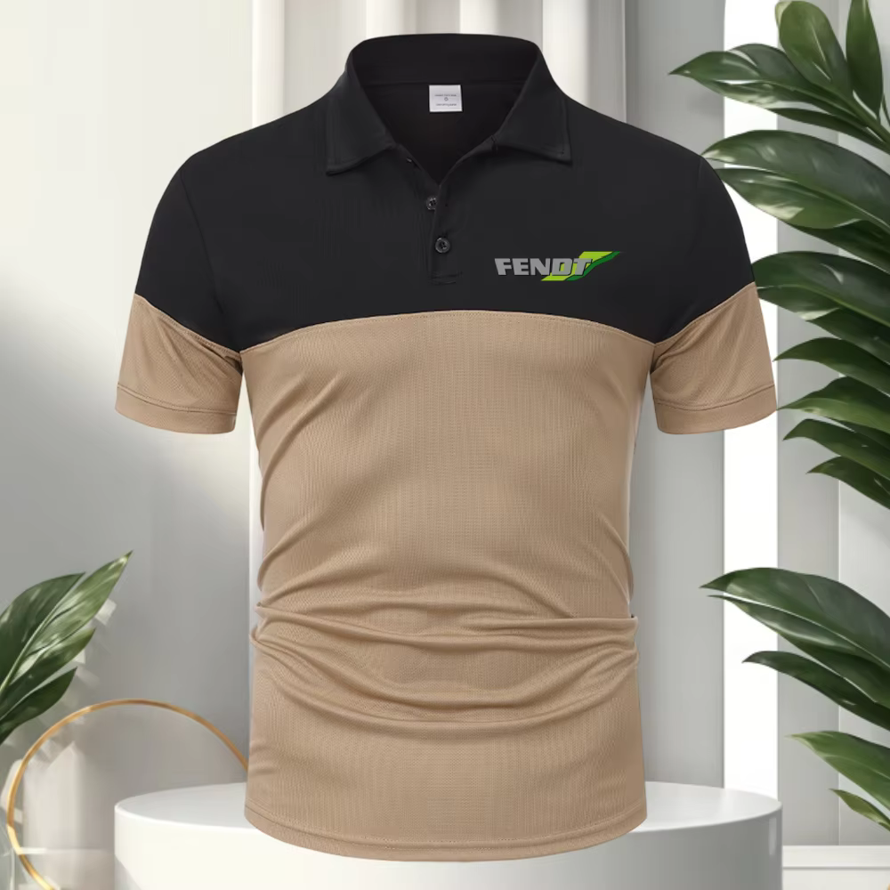 FENDT T-shirt classique à manches courtes pour homme