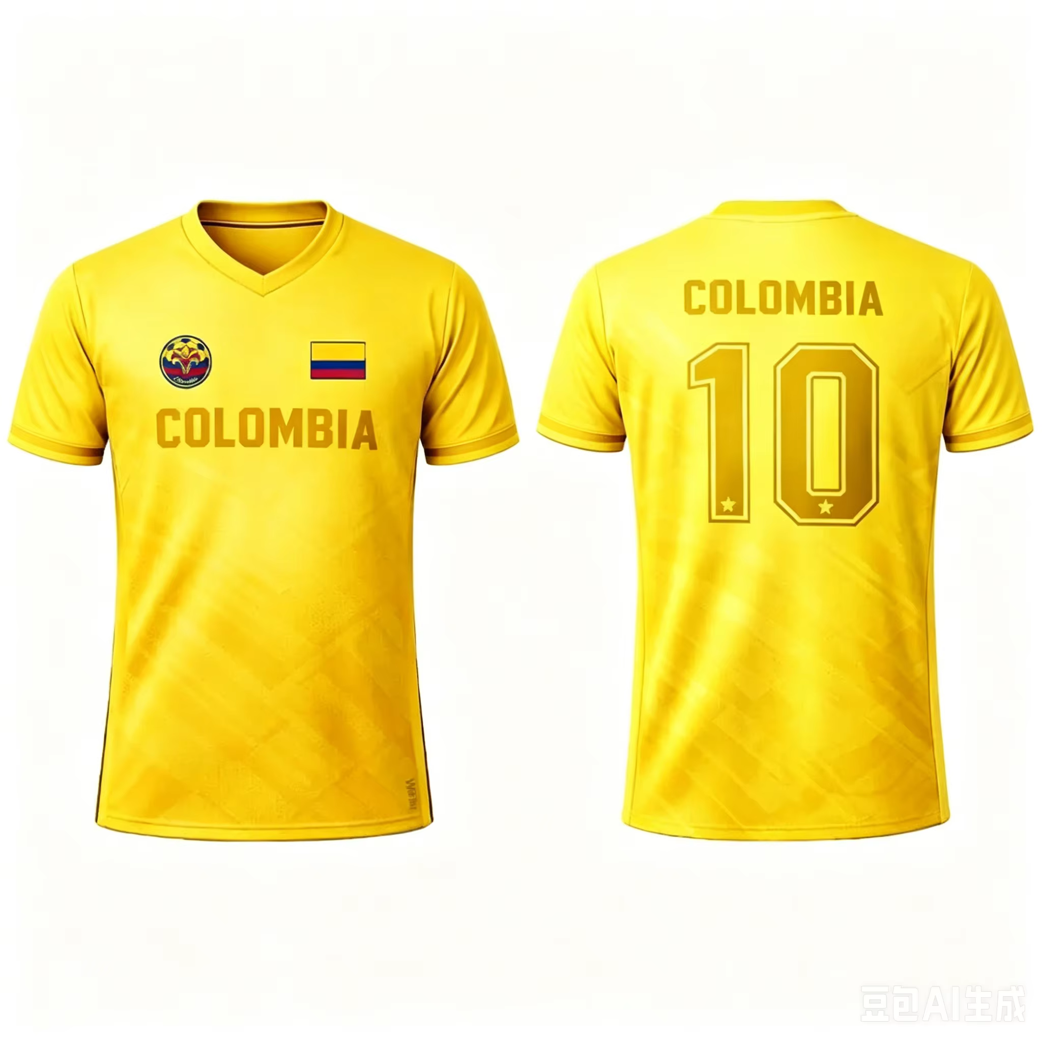 Maillot de football imprimé en 3D avec drapeau colombien pour l'été, respirant, séchage rapide, style familial pour enfants et adultes, entraînement sportif en plein air