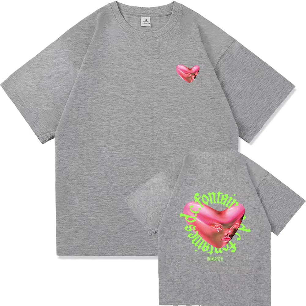 T-shirt unisexe 2025 Fontaines D C Romance pour homme et femme