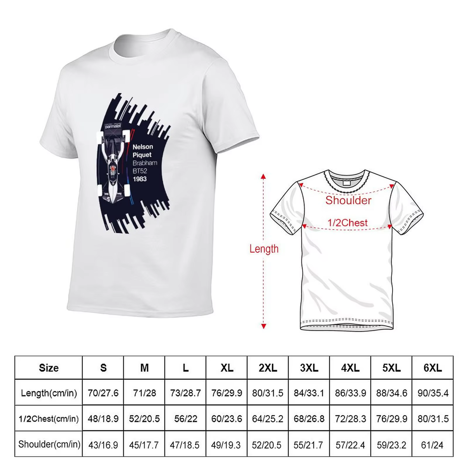 T-shirt Brabham BT52 pour homme