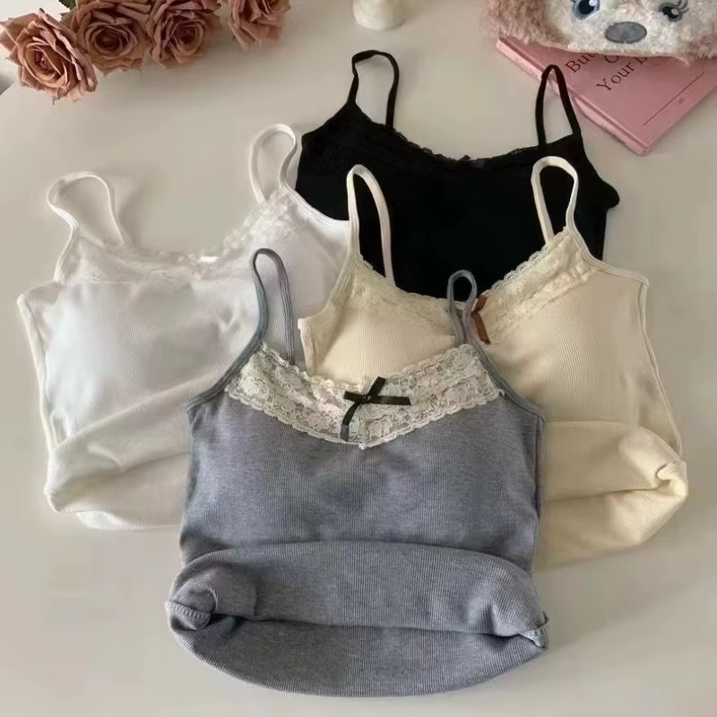 Crop Top en Dentelle pour Femme