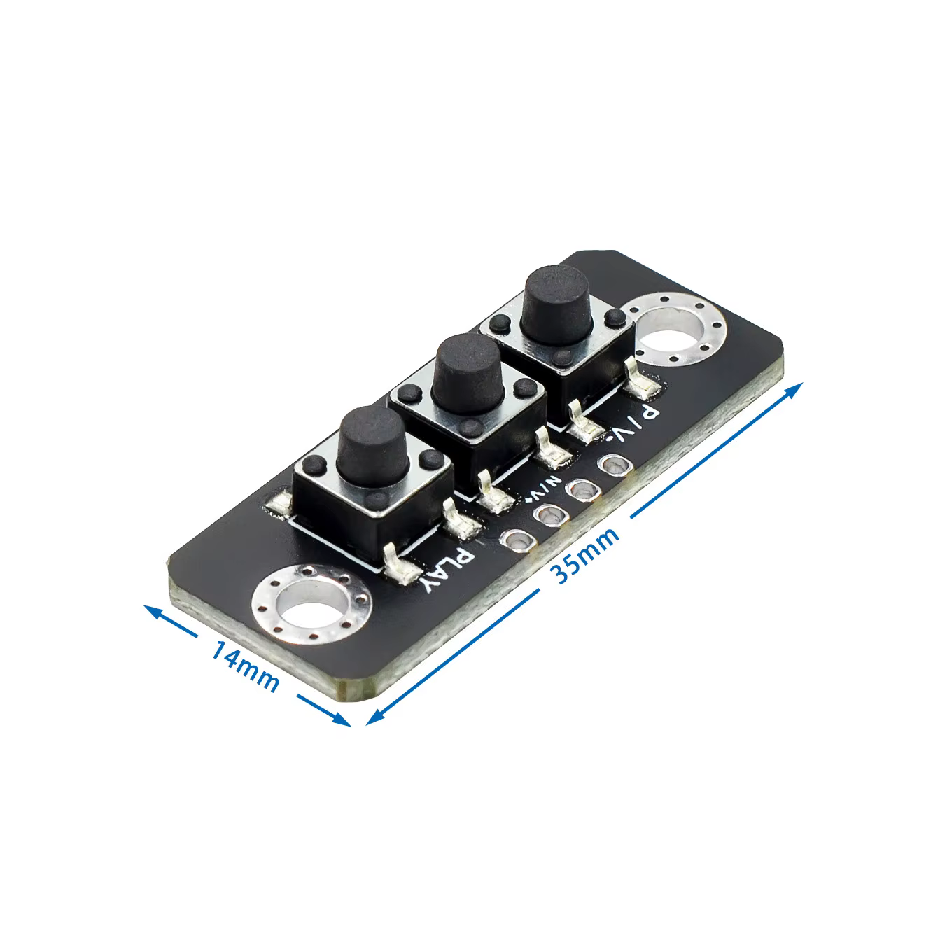 Module de bouton indépendant 1 2 3 4 5 6 bits