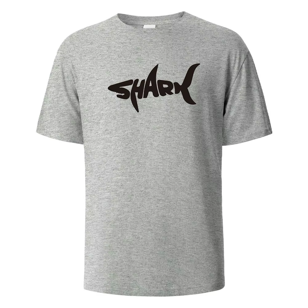 T-Shirt imprimé requin 100% coton