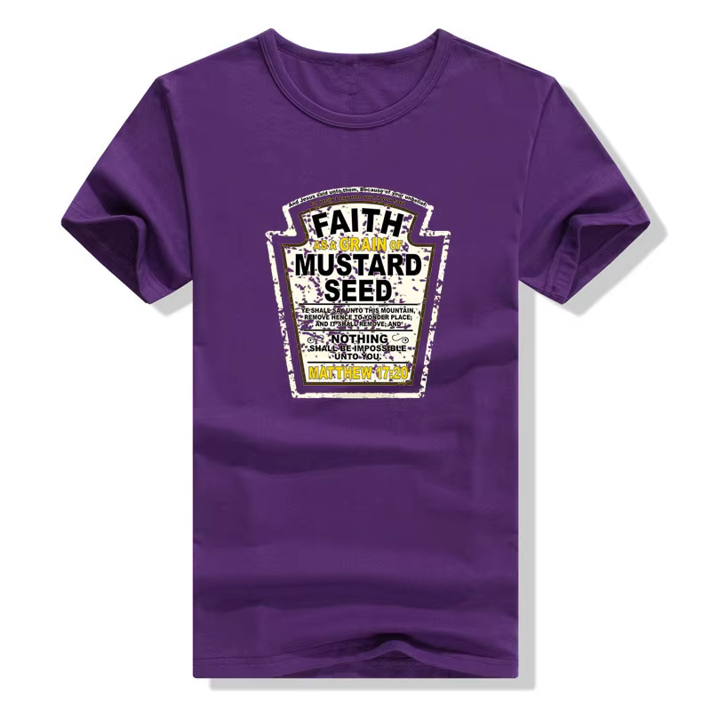 Faith As A Mars of Mustard-T-shirt parodie chrétienne pour hommes et femmes