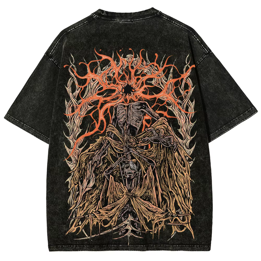 T-shirt vintage imprimé Sufferer pour homme
