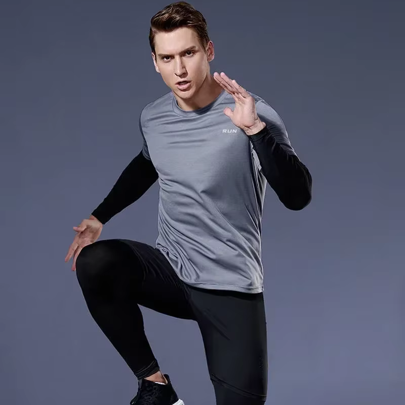 T-Shirt à Manches Courtes et Col Rond pour Homme