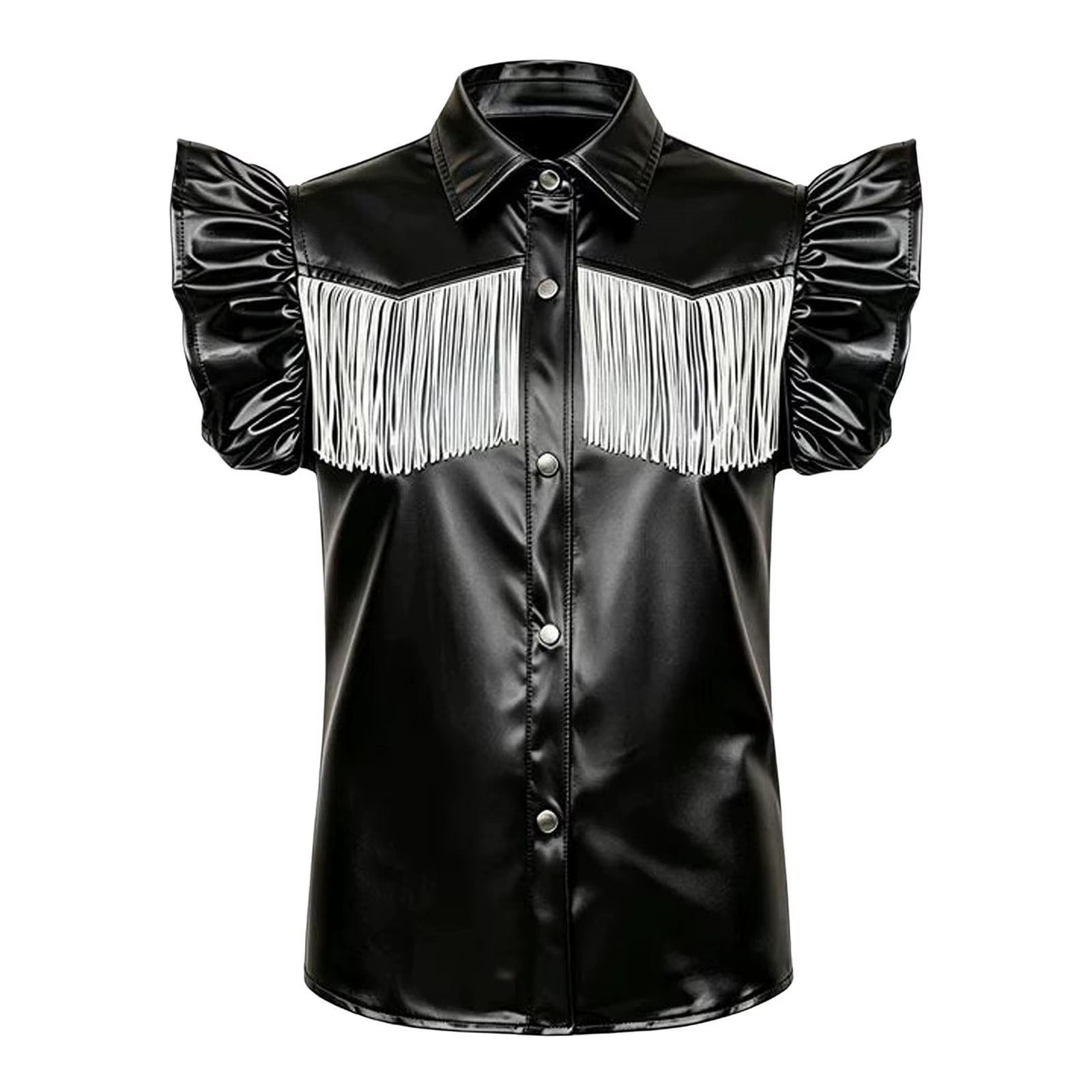 Chemise Métallique Western Cowgirl pour Filles