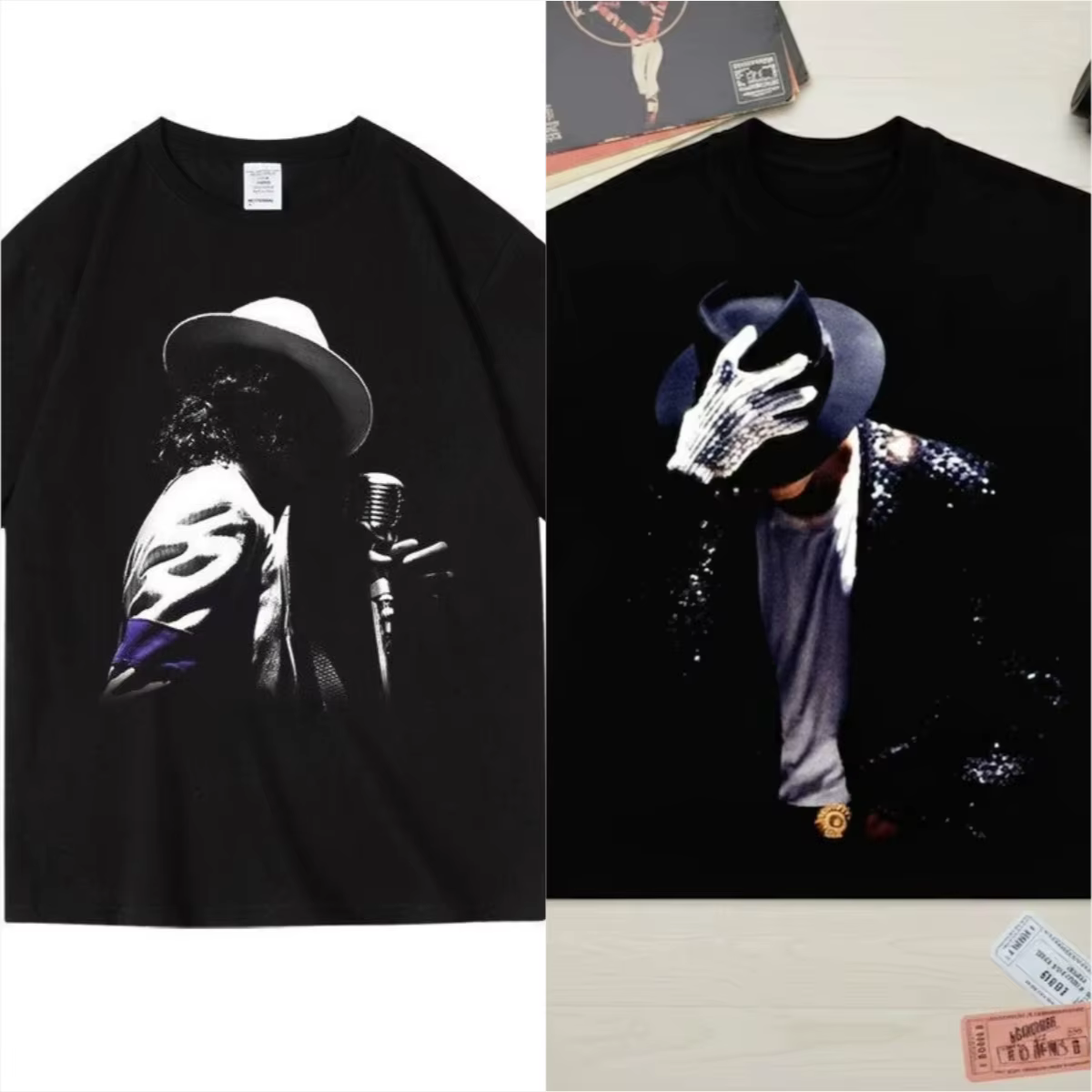 T-shirt Michael Jackson V4 2026 Nouveau Vintage Années 90 Graphique Hip Hop Streetwear Unisexe pour Hommes Femmes Cadeau Fan Haut Décontracté