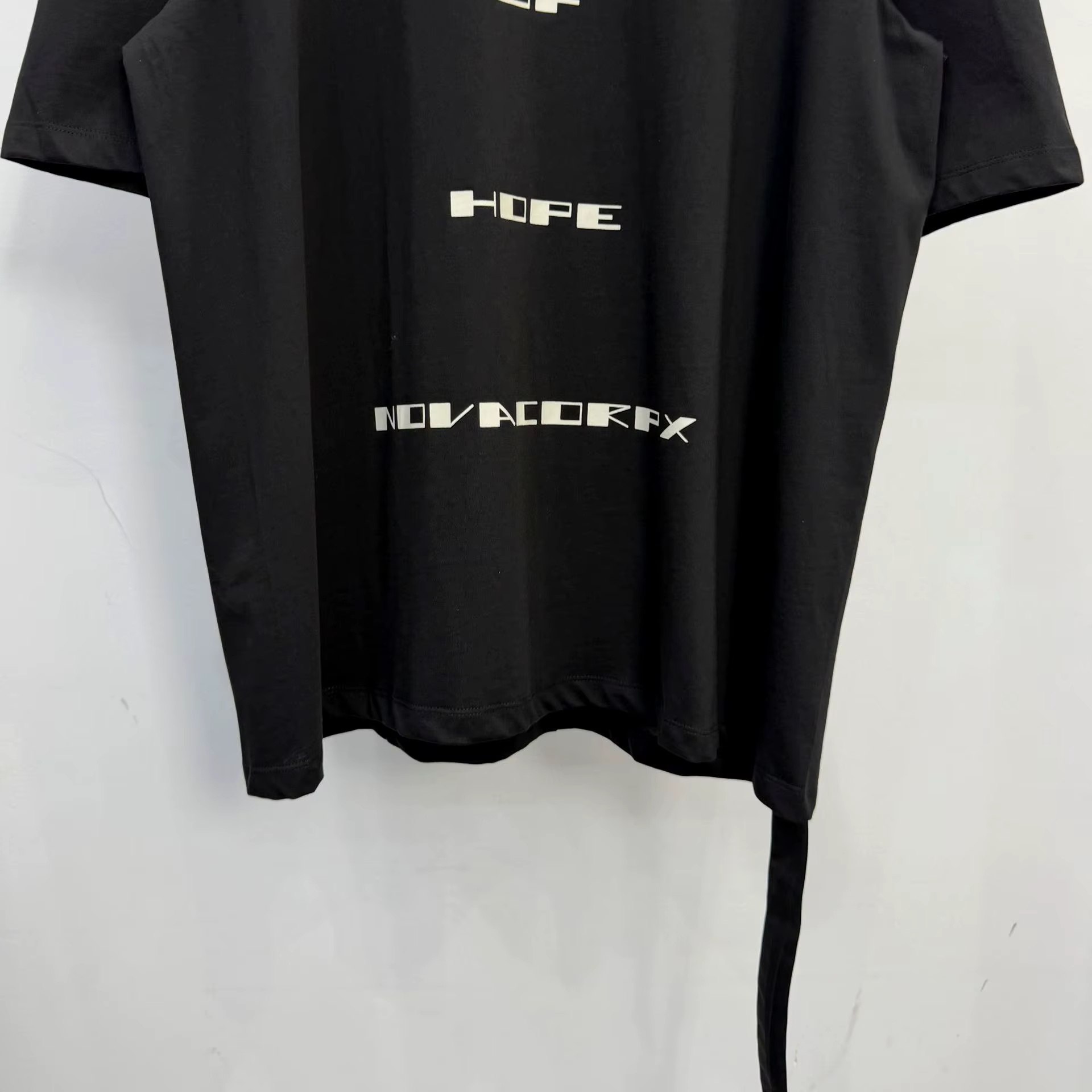 T-shirt Homme Oversize Décontracté 100% Coton Style Gothique Owen Seak – Hauts et T-shirts d'Été pour Hommes et Femmes – Chemise Unie de Créateur