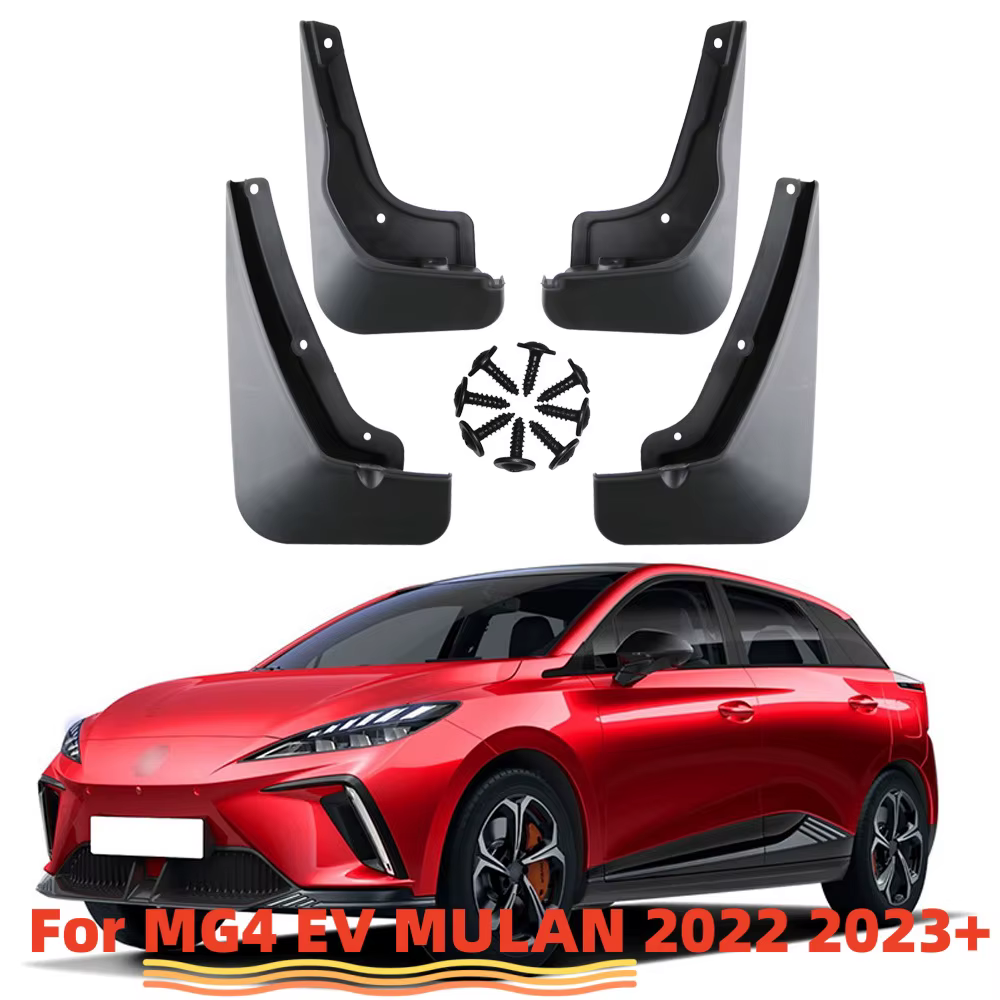 4x garde-boue pour MG 4 MG4 EV Mulan Hatchback 2022 2023 garde-boue garde-boue garde-boue avant arrière accessoires de voiture