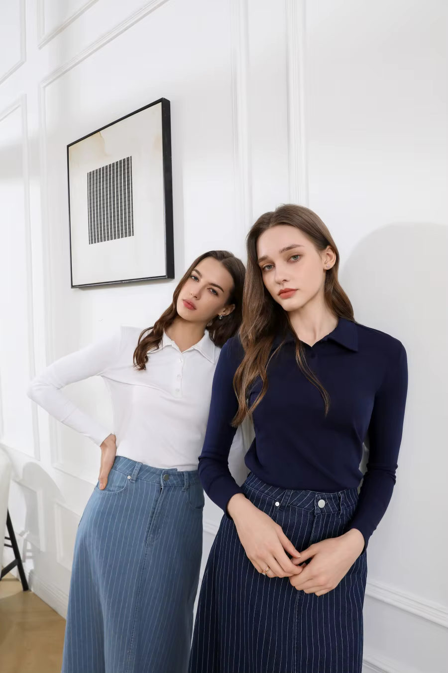 AS 2025 été femme ajusté design polo hauts haute qualité tissu extensible dame vêtements