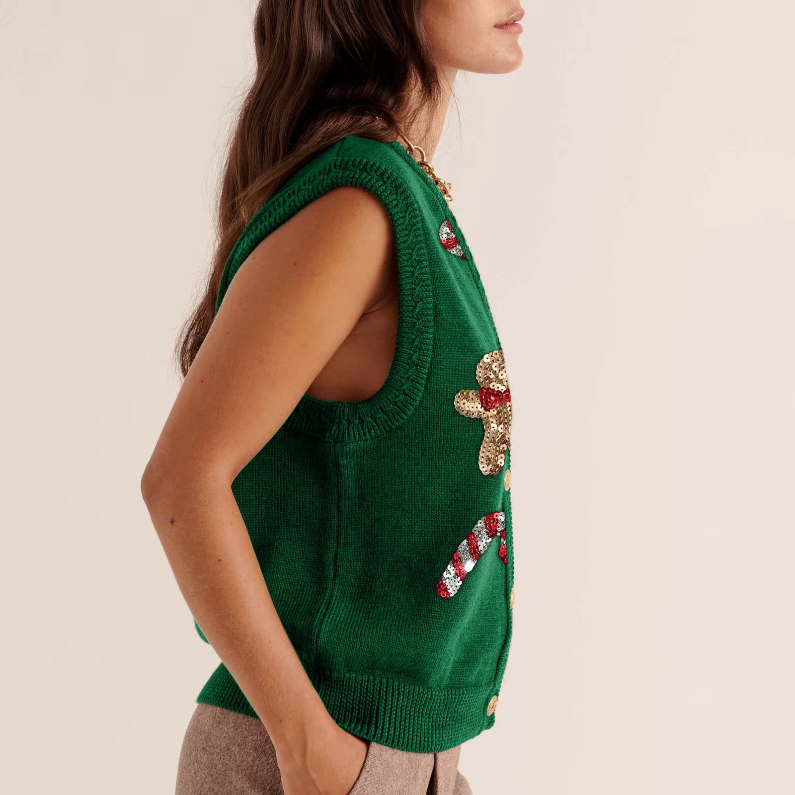 Femmes pull de noël gilets imprimé père