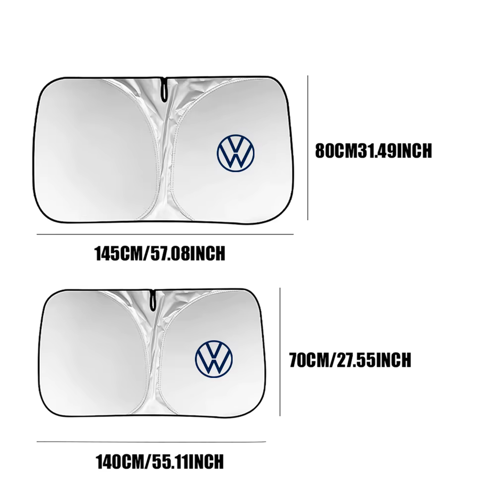 Pare-soleil pliable pour pare-brise de voiture, rideau pare-soleil automatique pour Volkswagen R Polo Passat Rline Golf Tiguan Jetta GTI Touran